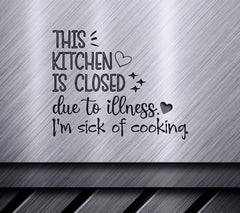 Funny Kitchen Closed SVG SVG