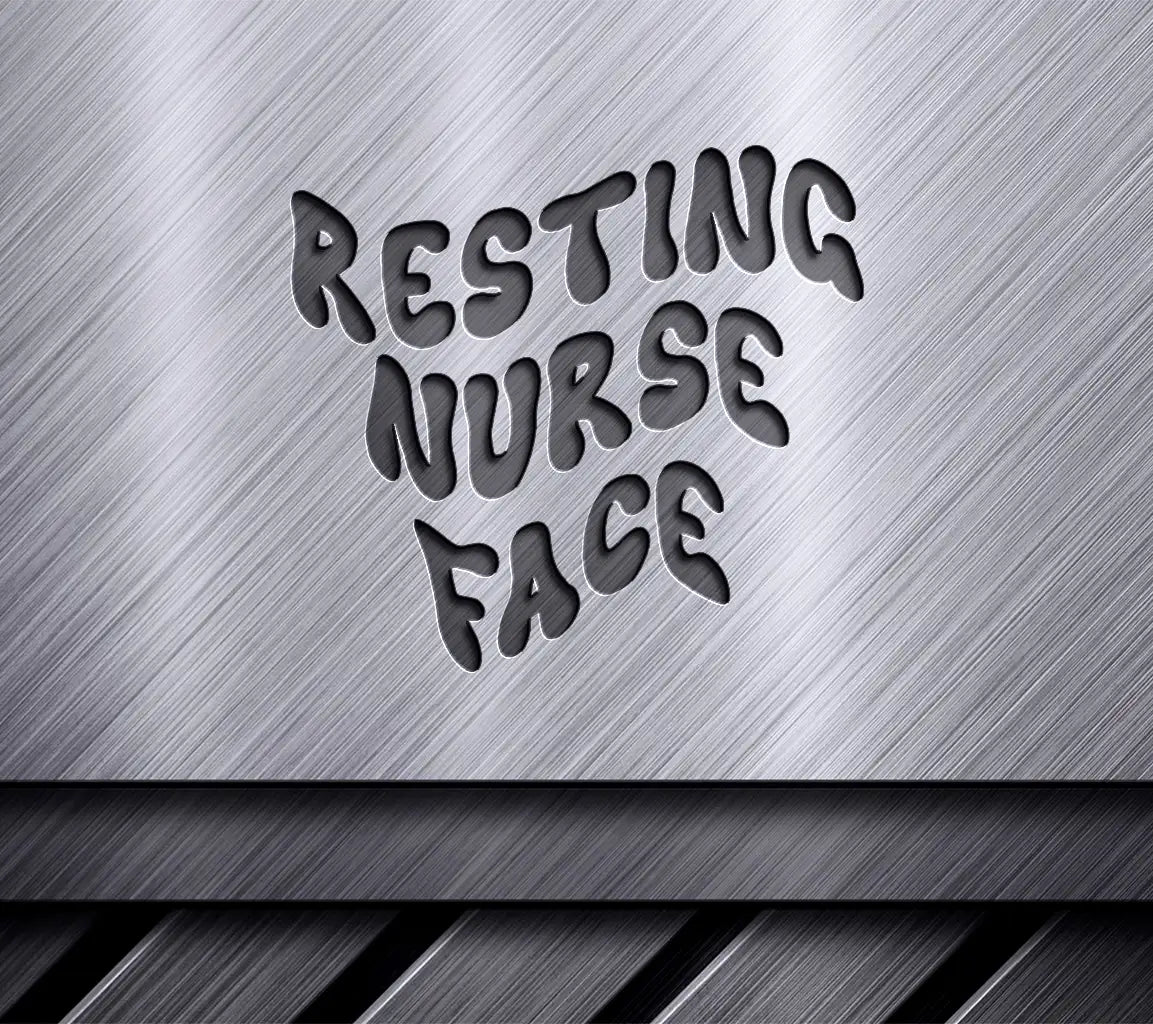 Resting Nurse Face SVG SVG