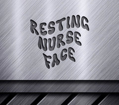 Resting Nurse Face SVG SVG