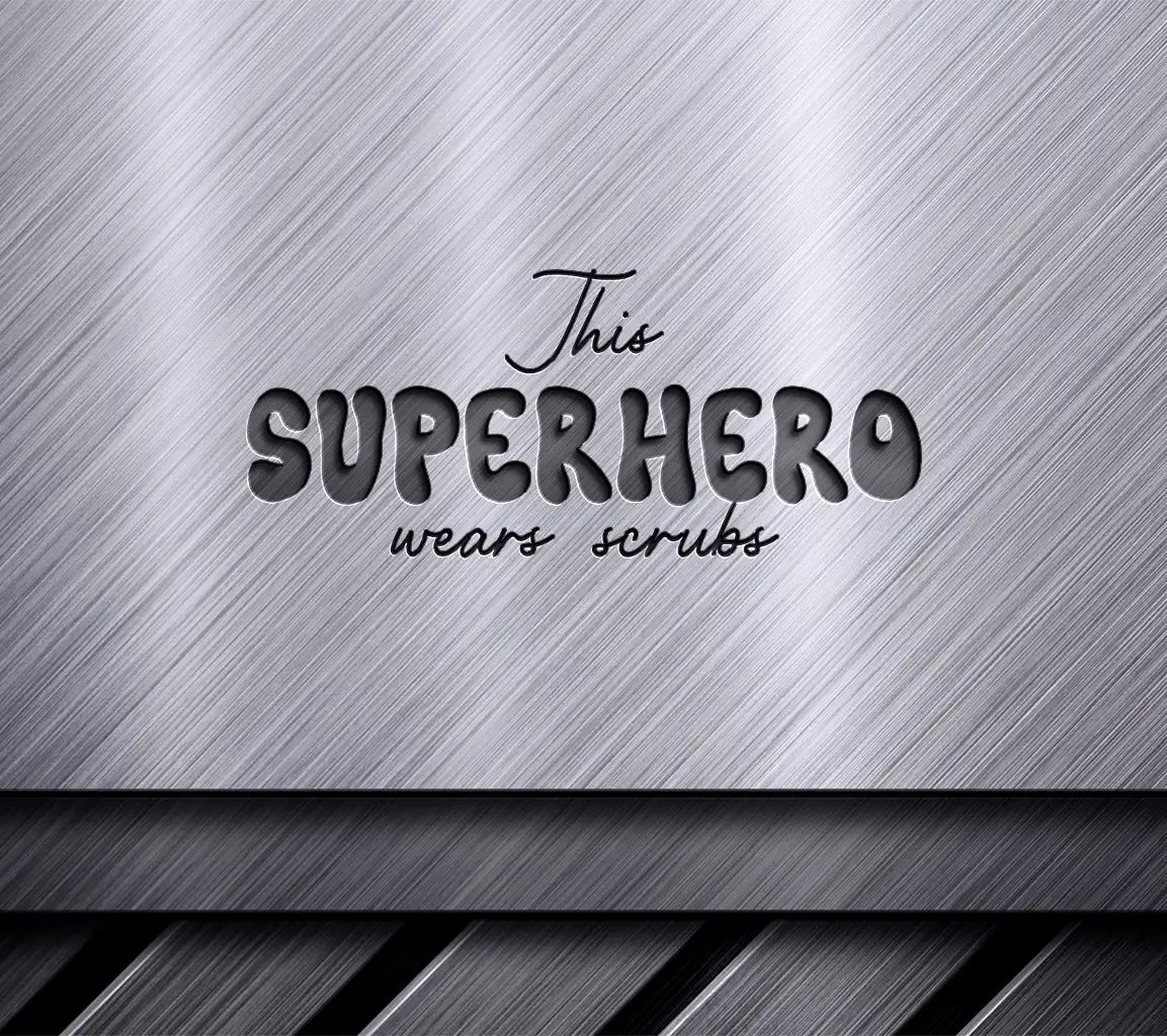 Nurse Superhero Scrubs SVG SVG