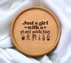 Plant Addict Girl SVG SVG