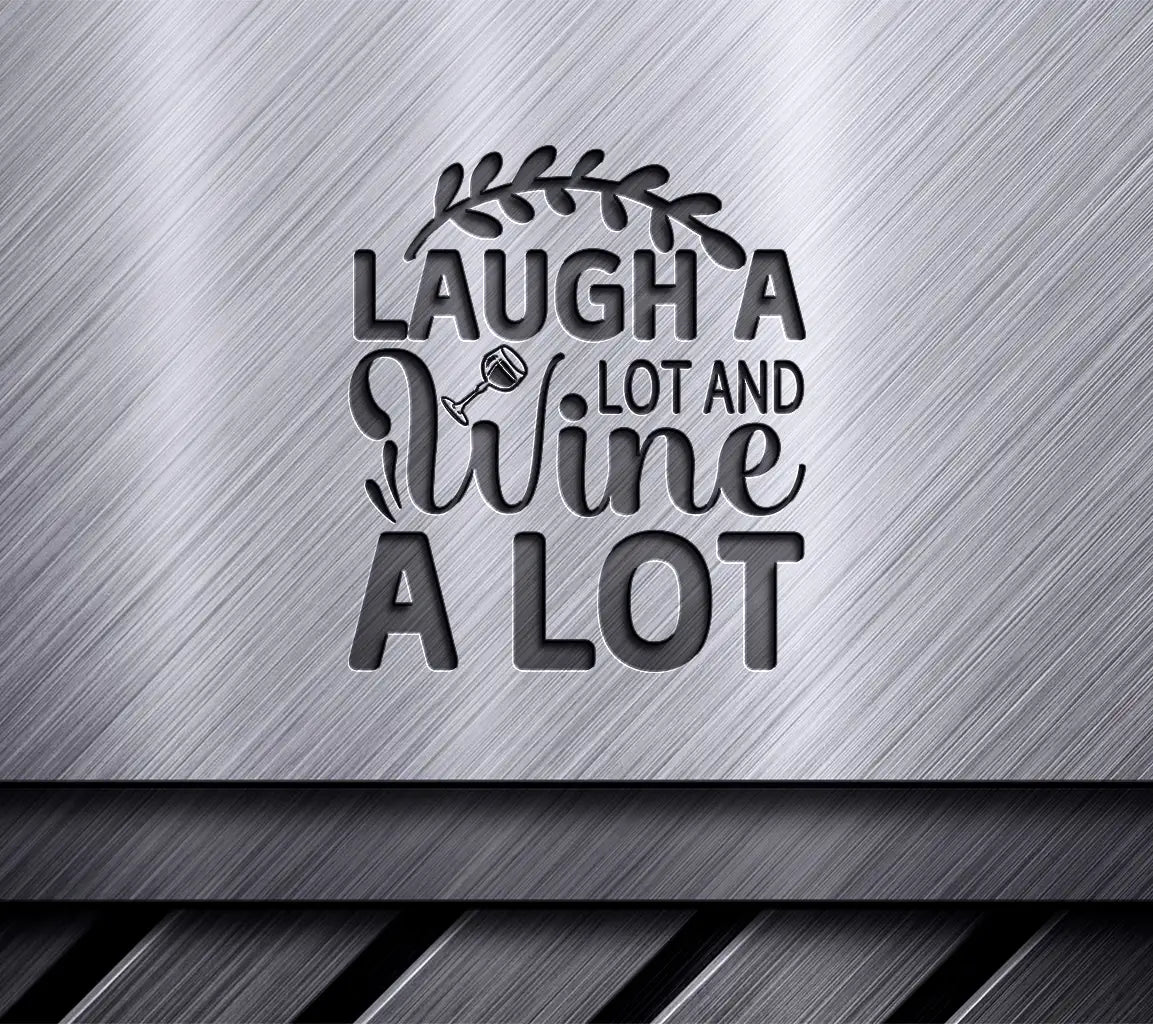 Laugh & Wine SVG Design SVG