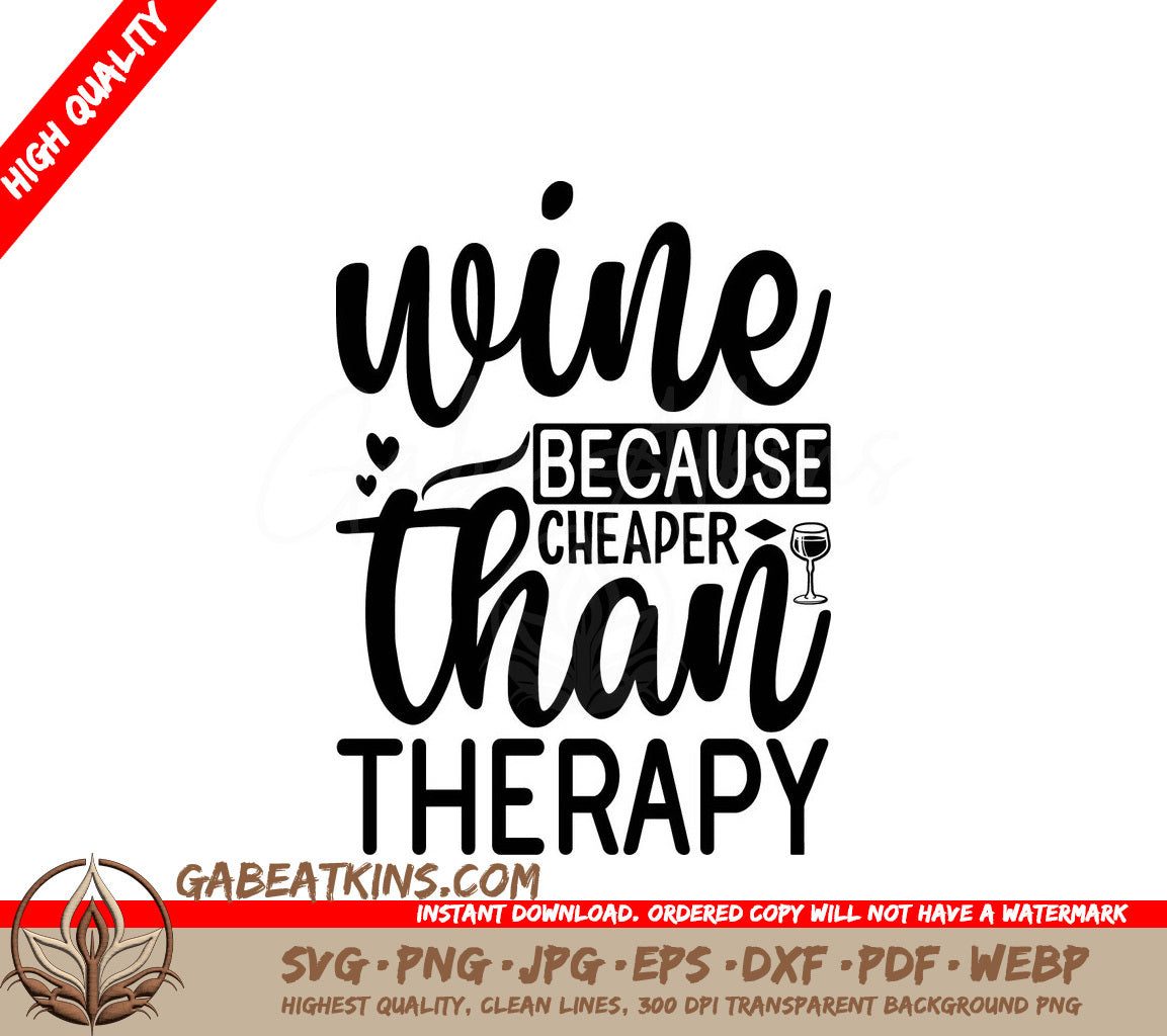 Wine Therapy SVG SVG