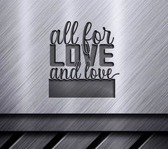 All For Love SVG Pride SVG