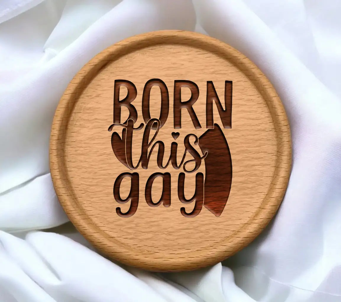 Rainbow Born This Gay SVG SVG