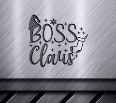 Boss Claus Christmas SVG SVG