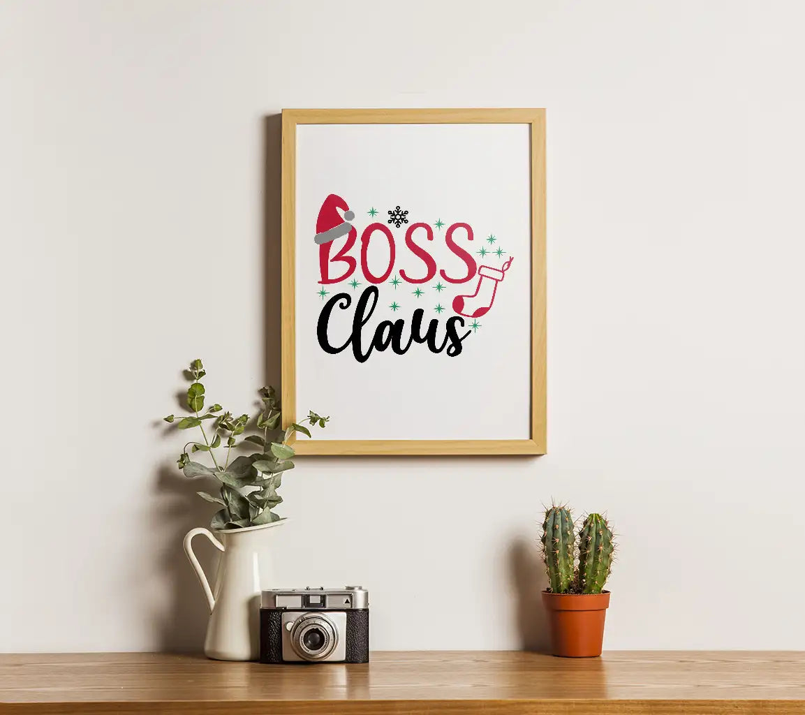 Boss Claus Christmas SVG SVG