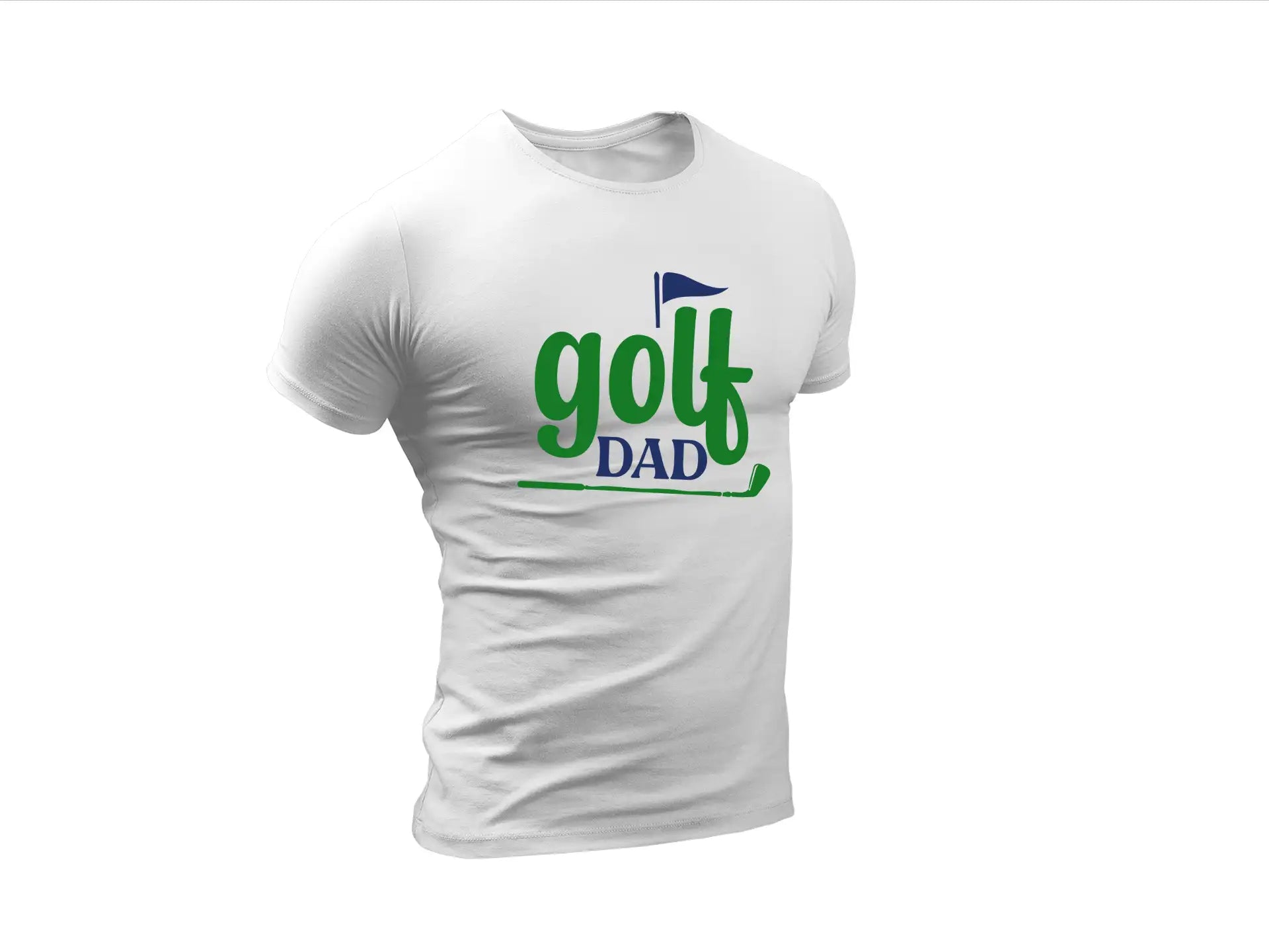 Green Golf Dad SVG Keychain SVG