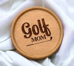 Green Golf Mom SVG Keychain SVG