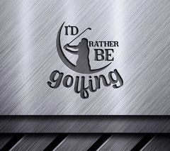 Golfing SVG Keychain Design SVG