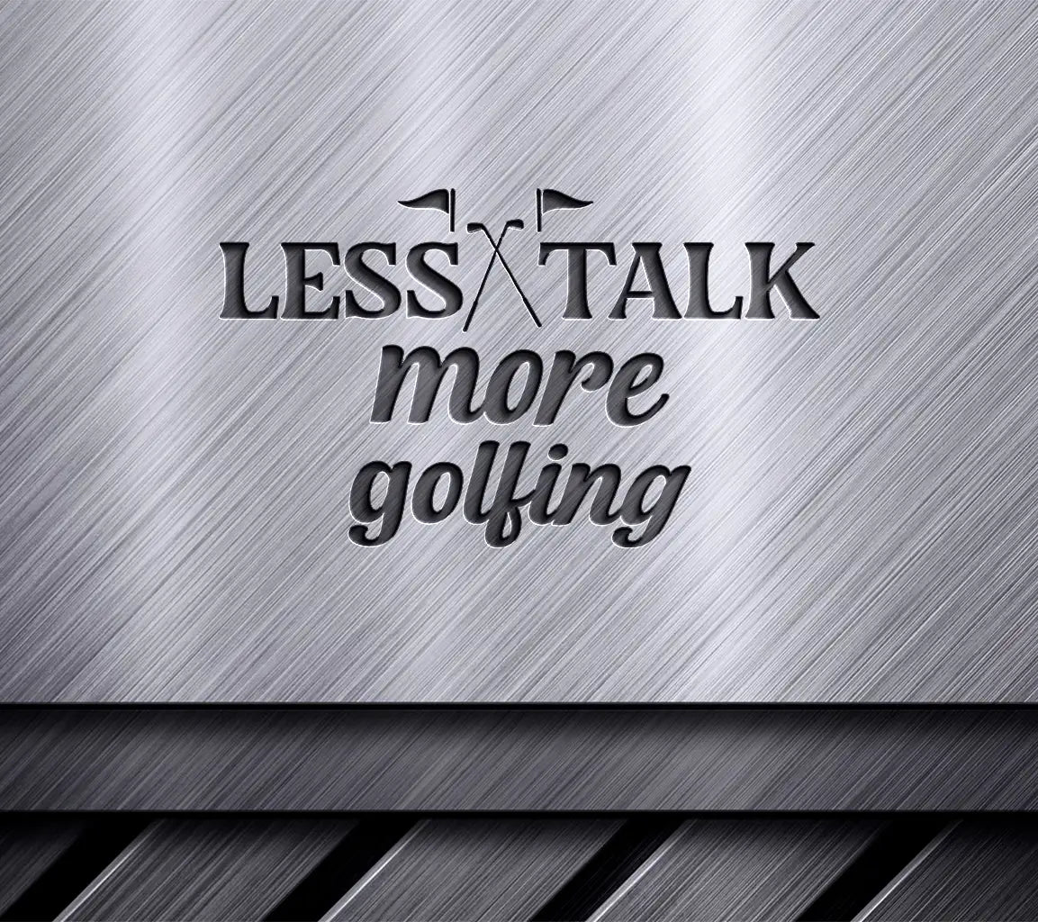 Less Talk More Golfing SVG Keychain SVG