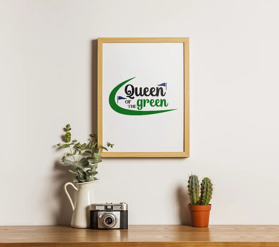 Queen of the Green Golf SVG SVG