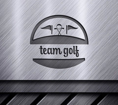 Blue & White Golf Team SVG SVG