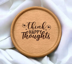 Think Happy Thoughts SVG Design SVG