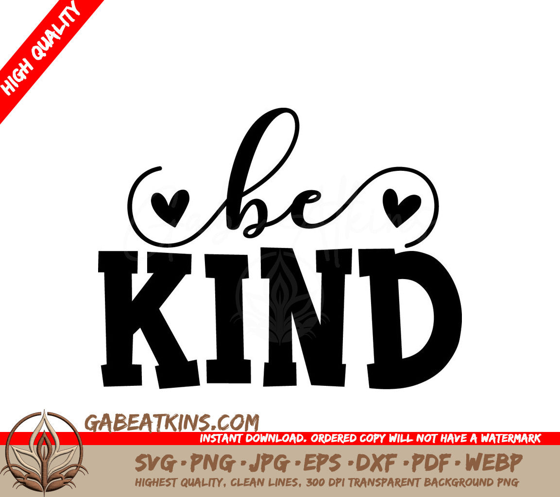 Be Kind SVG -  SVG