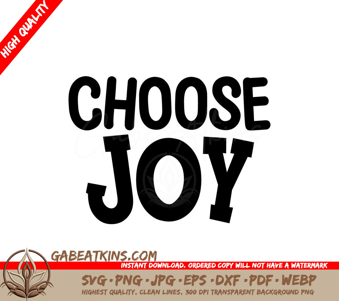 Choose Joy  SVG SVG