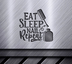 Eat Sleep Nail Repeat SVG SVG