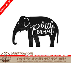 Little Peanut Elephant SVG SVG