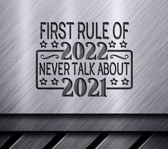 First Rule of 2022 SVG SVG