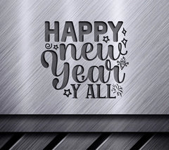 Happy New Year Yall SVG Design SVG