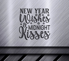 New Year Wishes SVG Design SVG