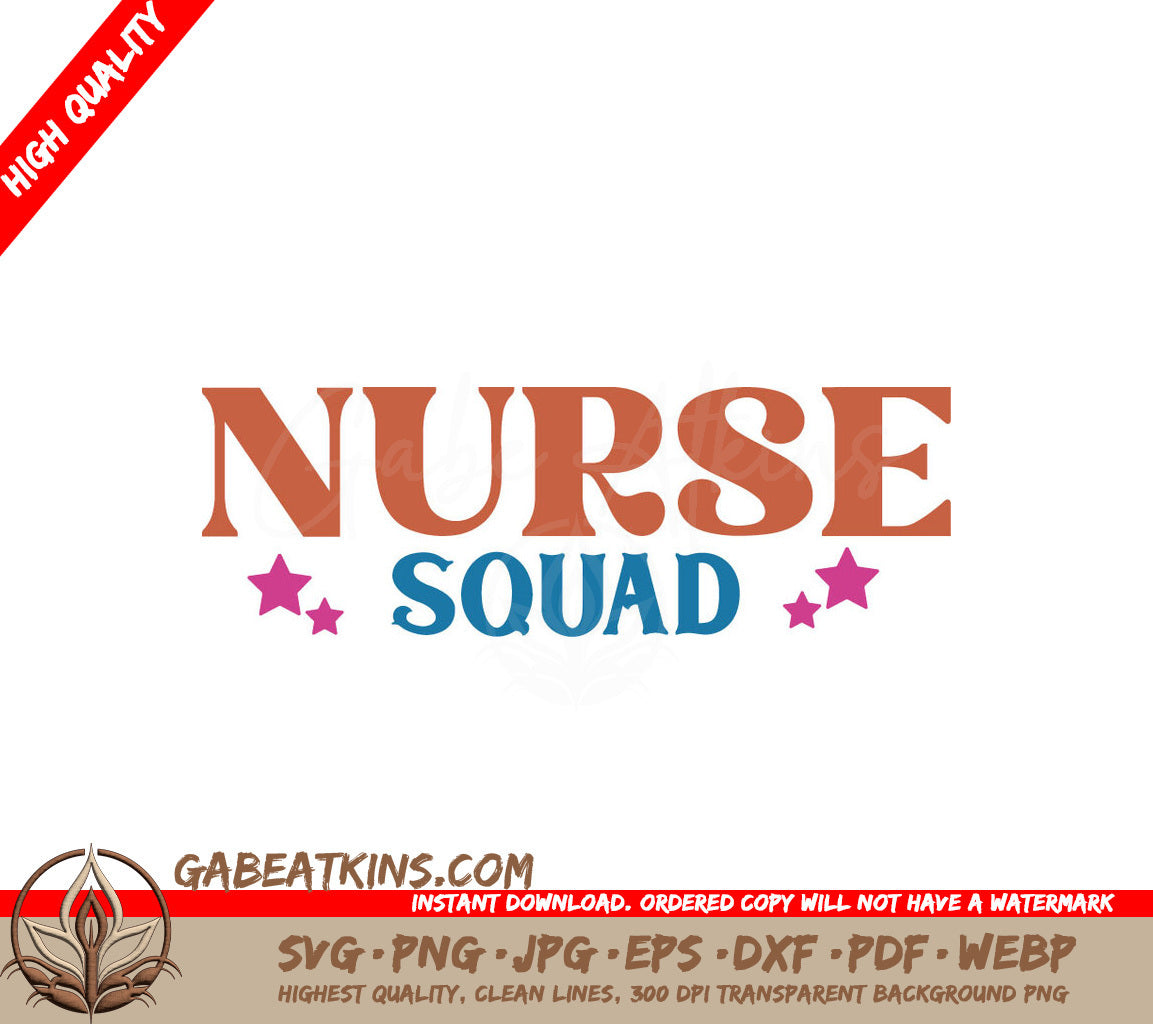 Nurse Squad SVG Design SVG