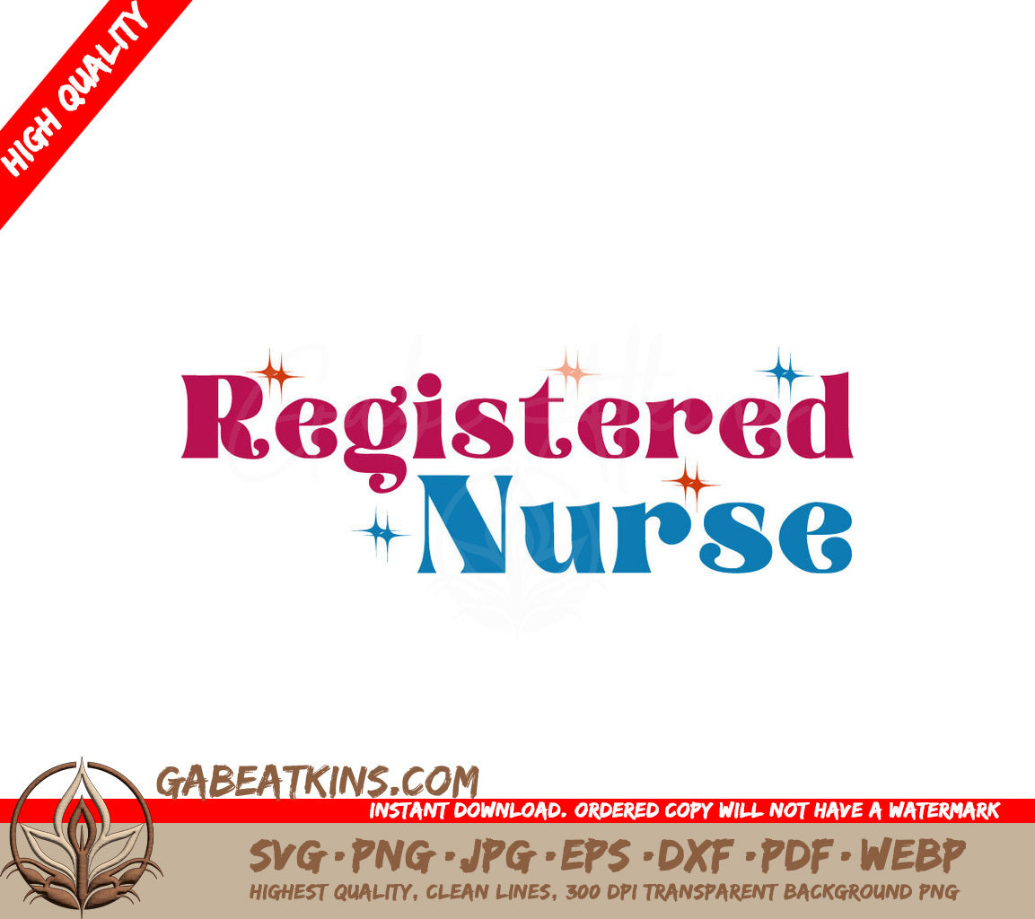 Registered Nurse Design SVG Design SVG