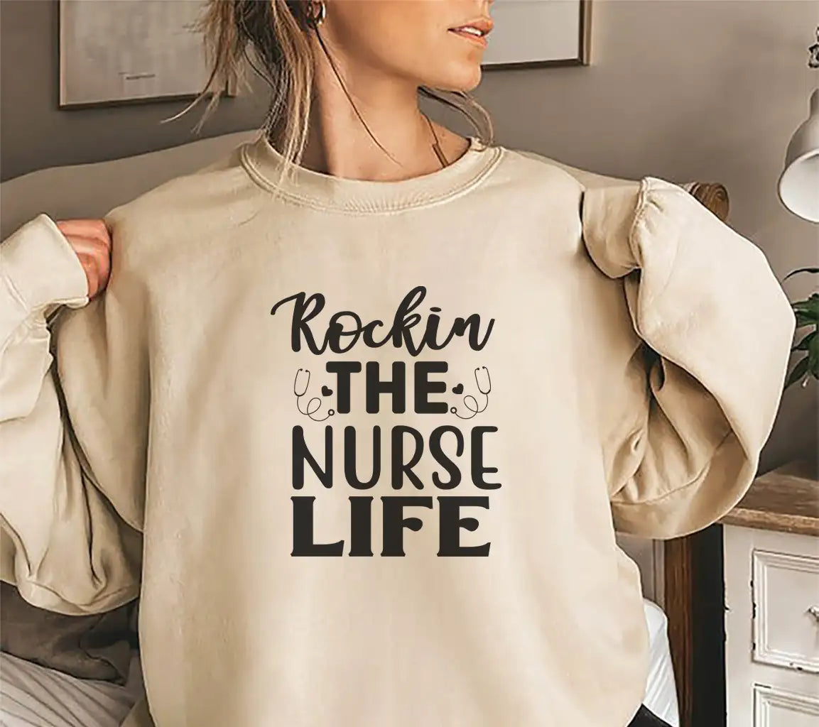 Rockin Nurse Life SVG Poster SVG