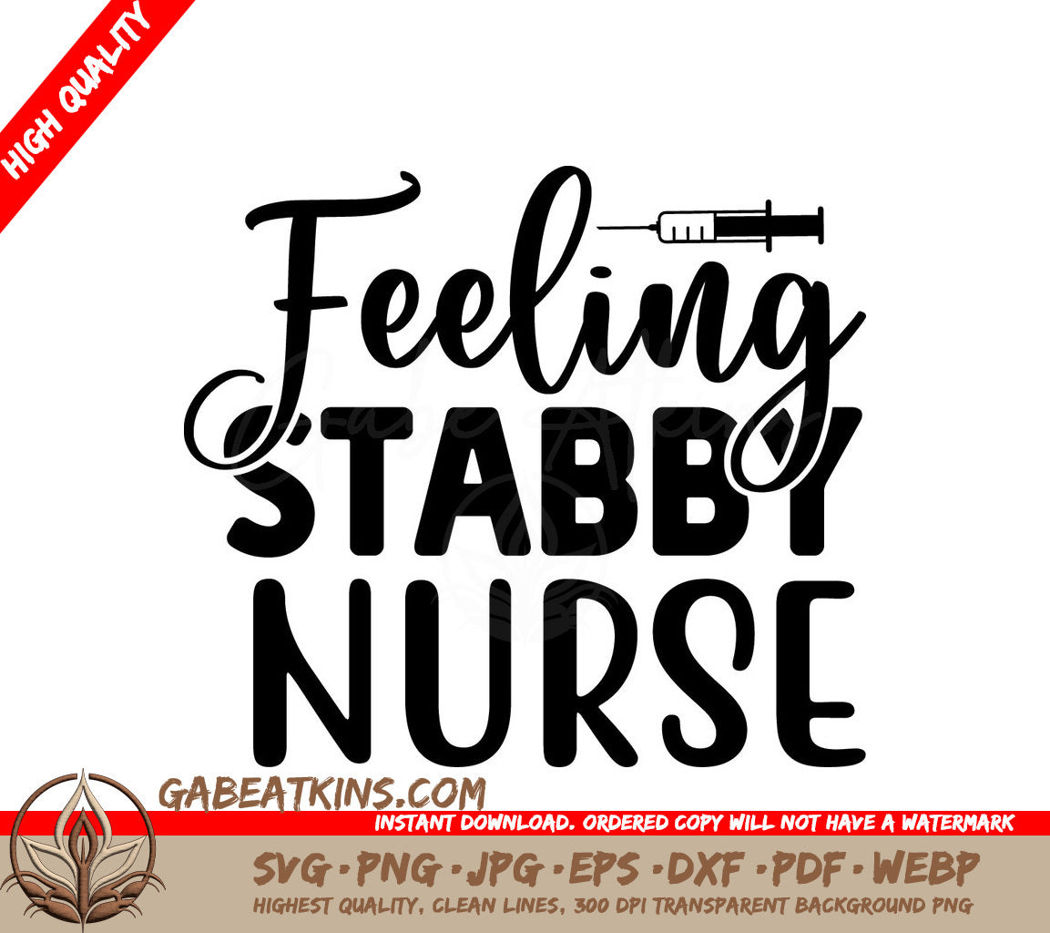 Stabby Nurse SVG Design SVG