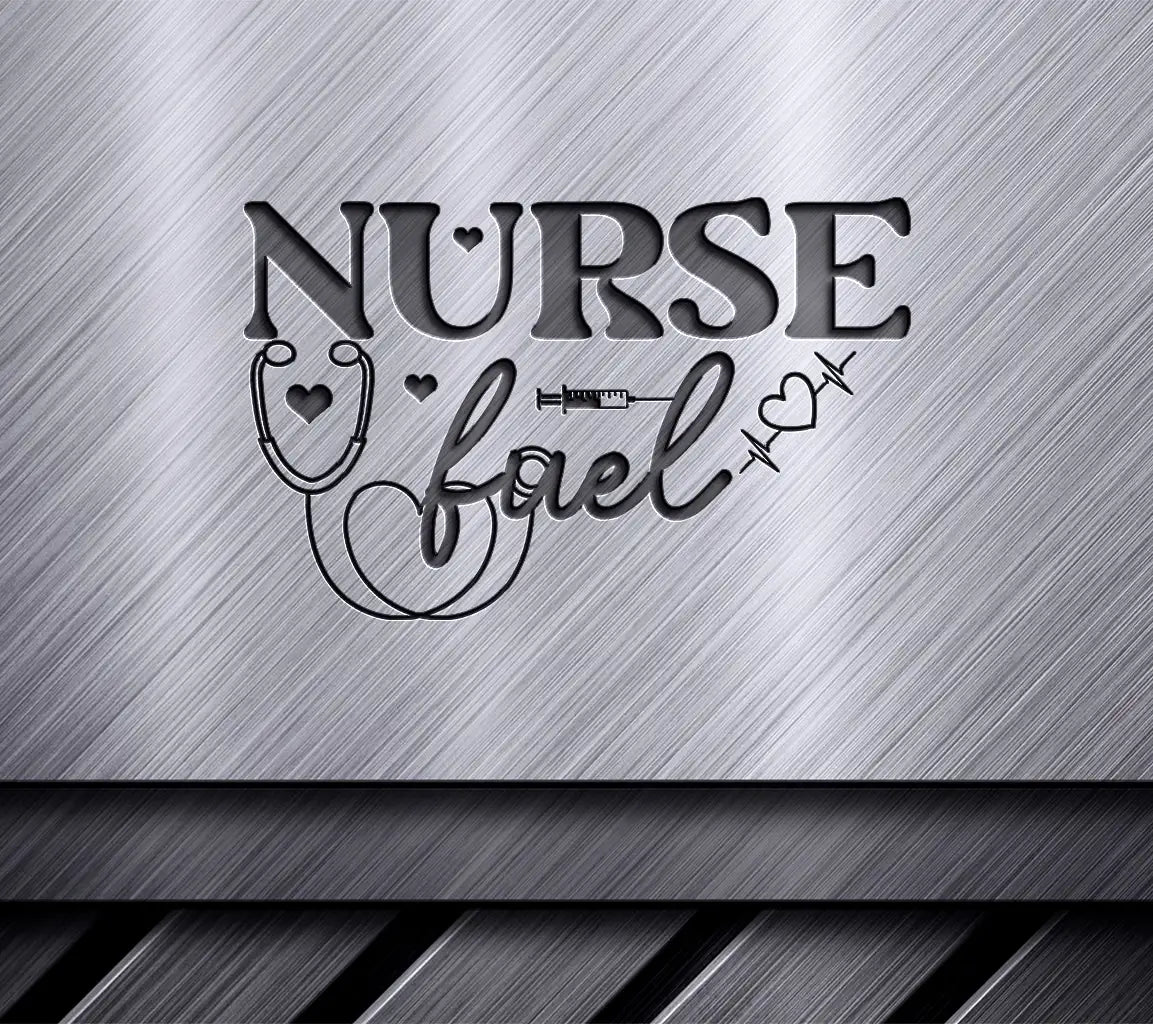 Nurse Fuel Stethoscope SVG SVG