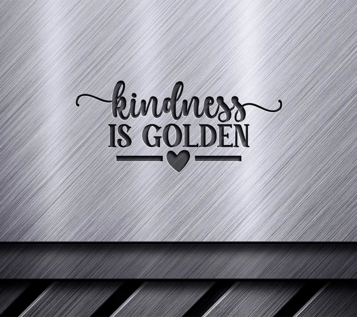 Pink & Black Kindness Is Golden SVG SVG