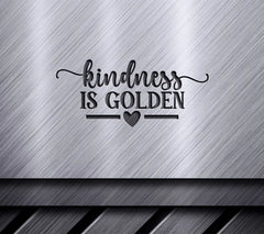 Pink & Black Kindness Is Golden SVG SVG