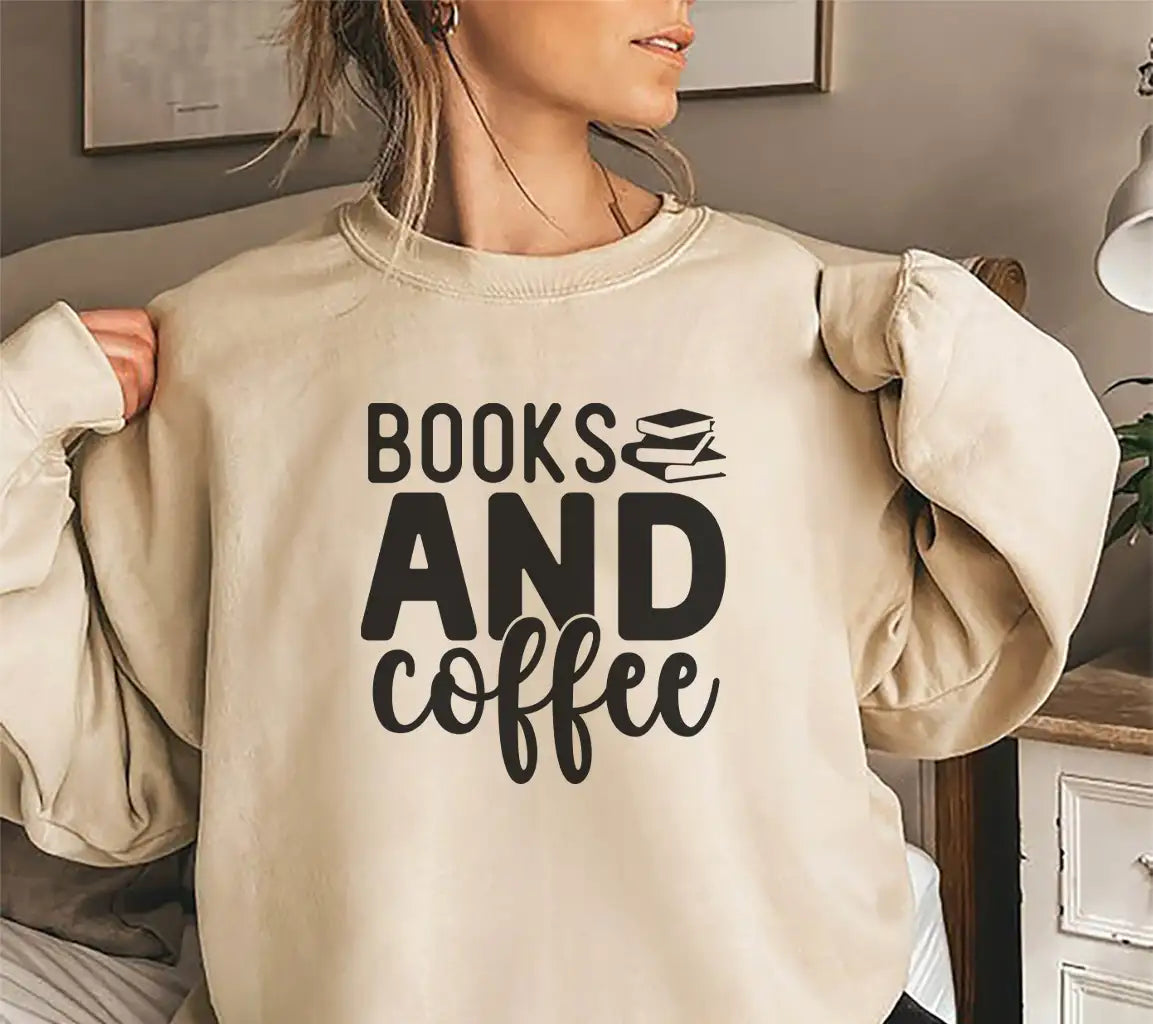  Books & Coffee SVG SVG