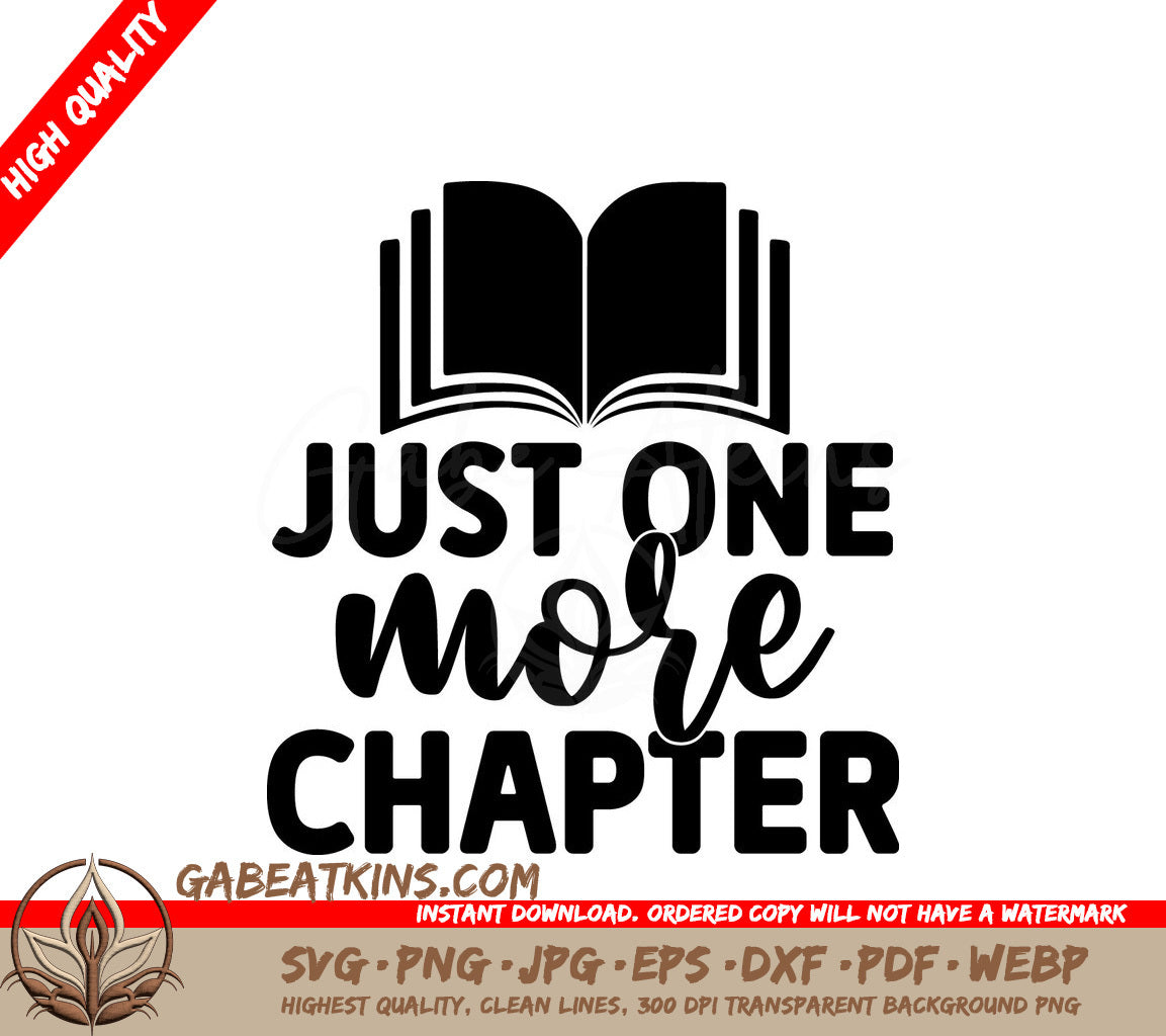  Just One More Chapter SVG SVG