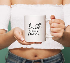 Faith Over Fear Retro SVG SVG