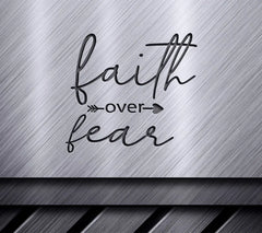 Faith Over Fear Retro SVG SVG