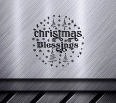 Christmas Blessings SVG Ornament SVG