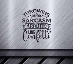 Sarcastic Confetti SVG Design SVG