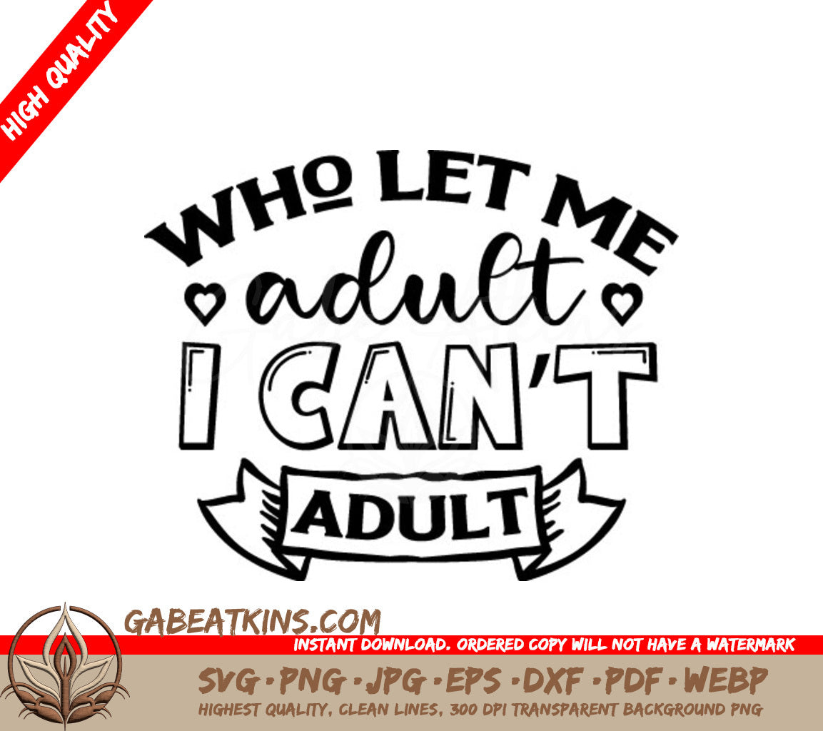 Cant Adult SVG Quote SVG