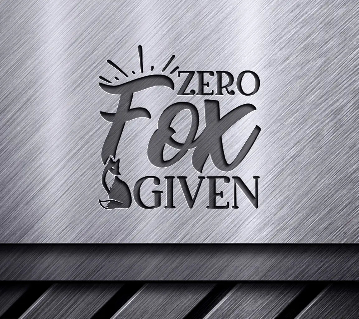 Zero Fox Given SVG Design SVG