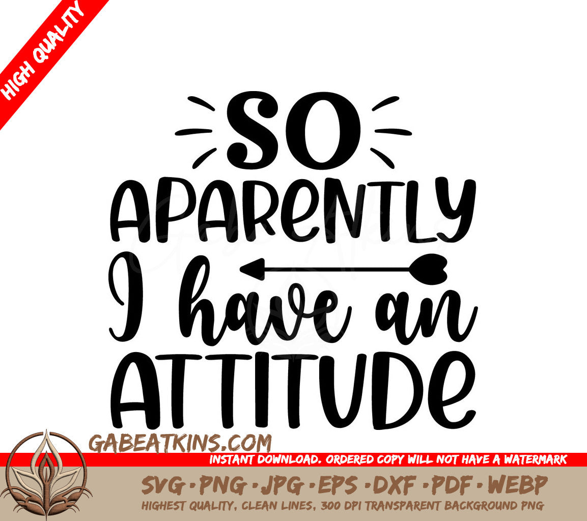 Sassy Attitude SVG Design SVG