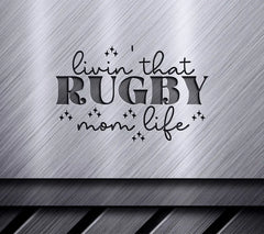 Rugby Mom Life SVG SVG