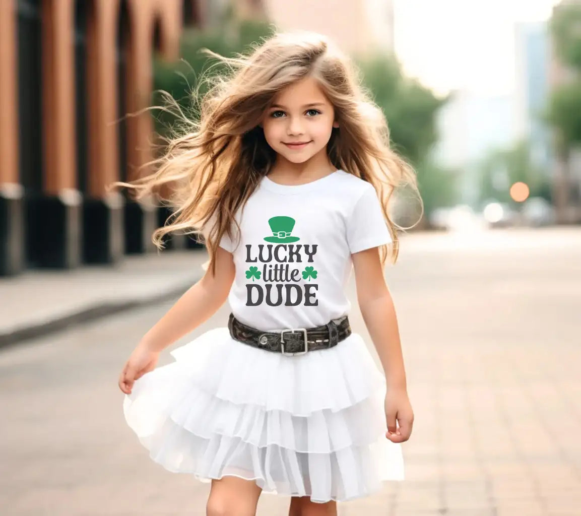 Lucky Little Dude Green Hat SVG SVG