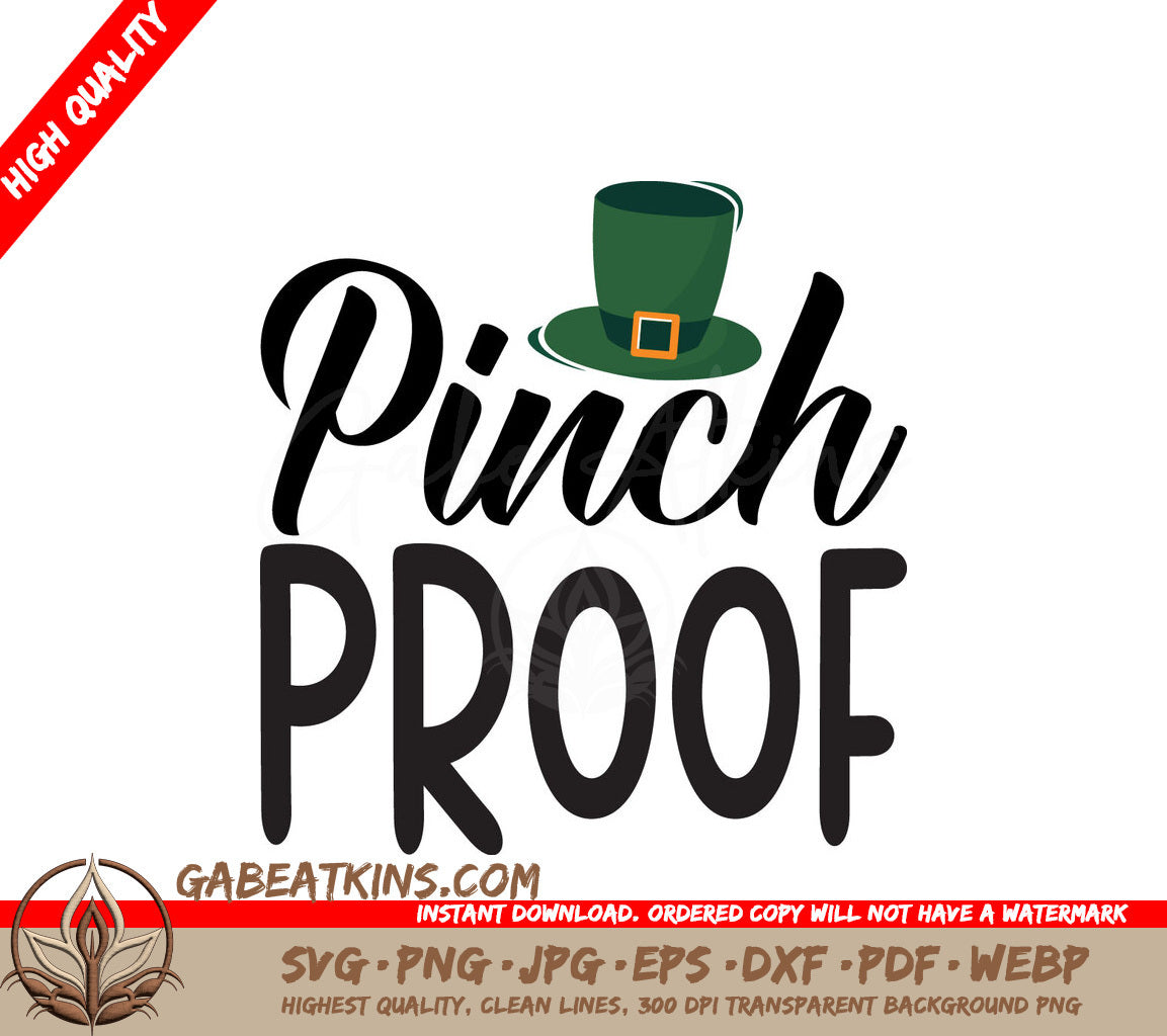 Pinch Proof Leprechaun Hat SVG SVG