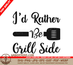 Grill Side SVG Design SVG