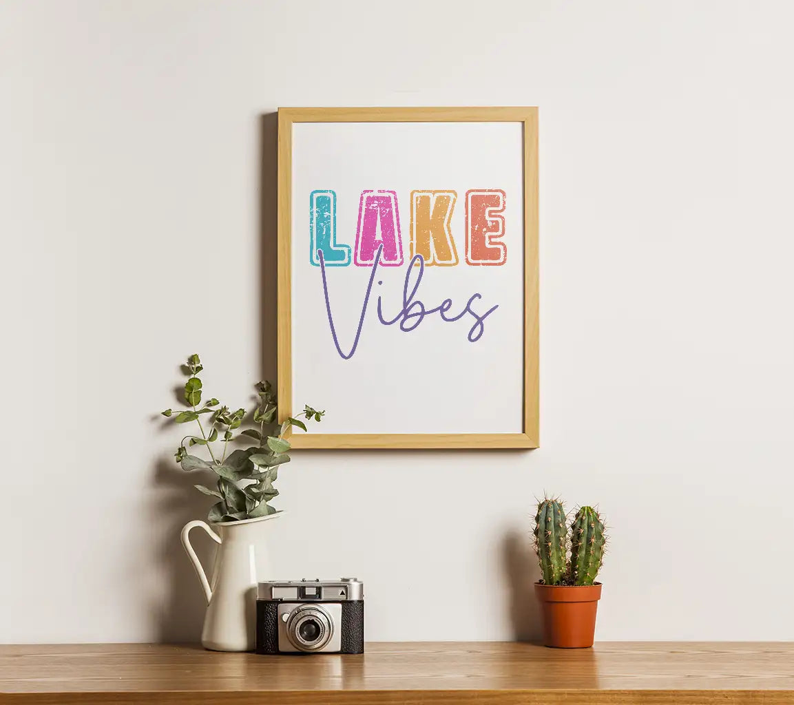 Lake Vibes SVG Design SVG