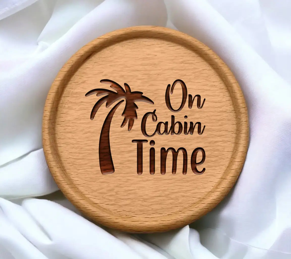 Palm Tree Cabin Time SVG SVG