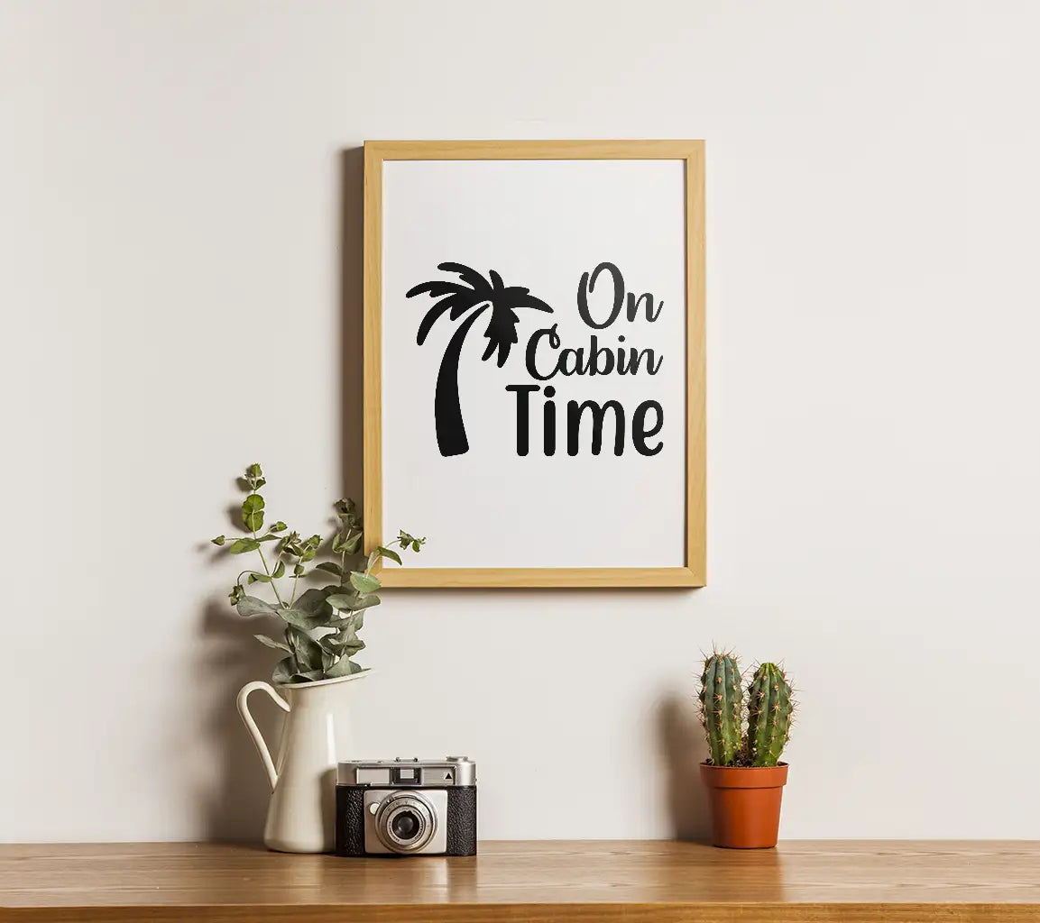 Palm Tree Cabin Time SVG SVG