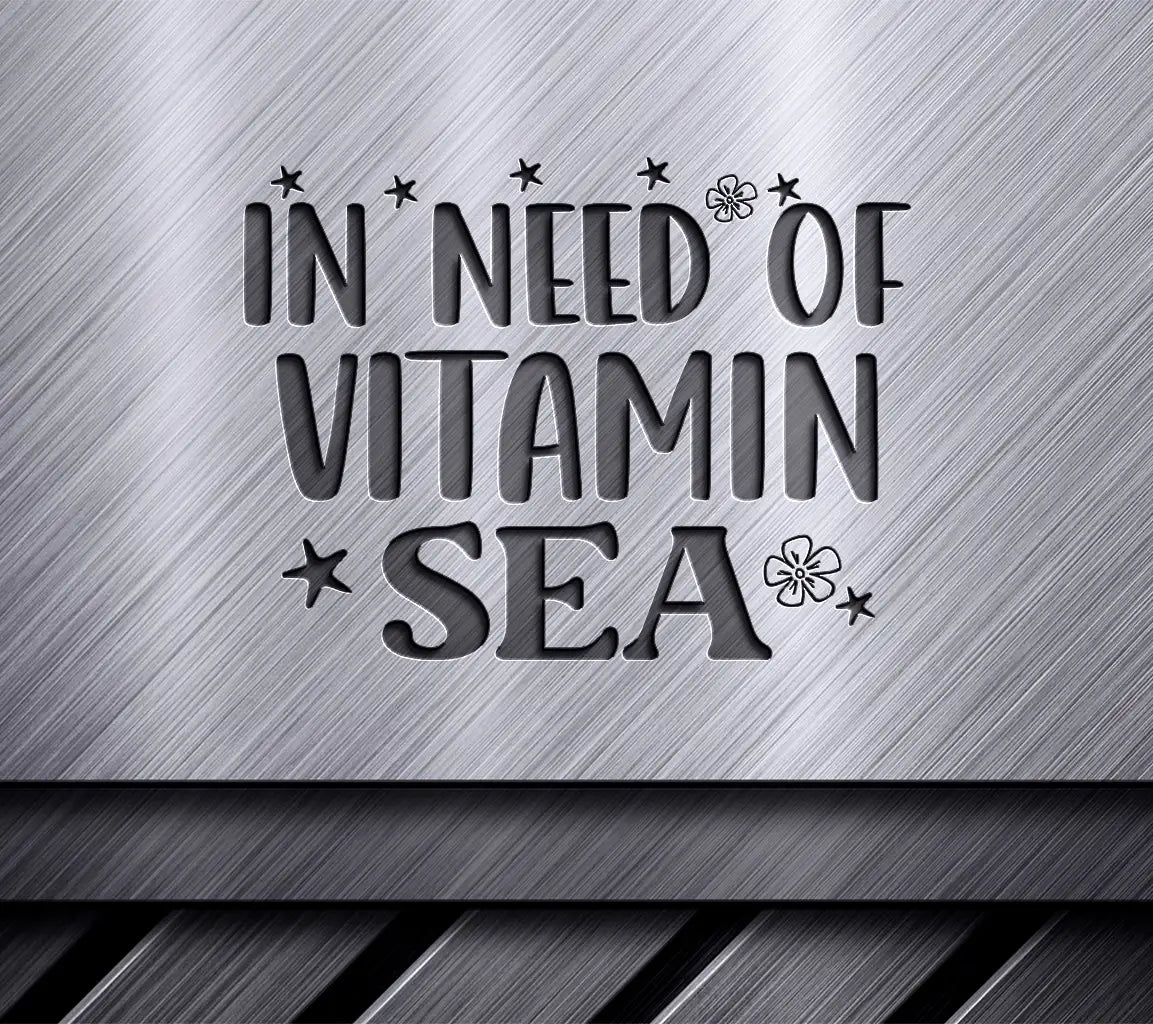 Vitamin Sea SVG Poster SVG