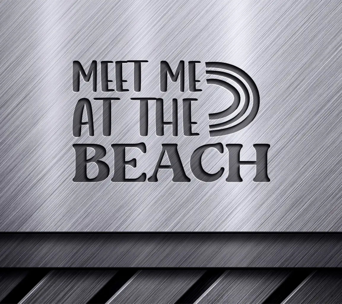 Colorful Meet Me At The Beach SVG SVG